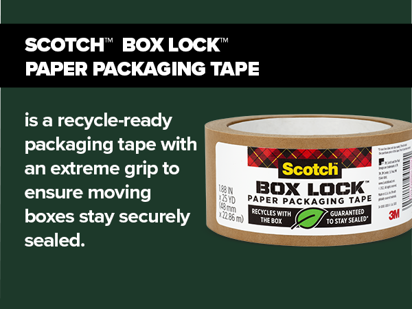 Scotch Box Lock Paper Packaging Tape