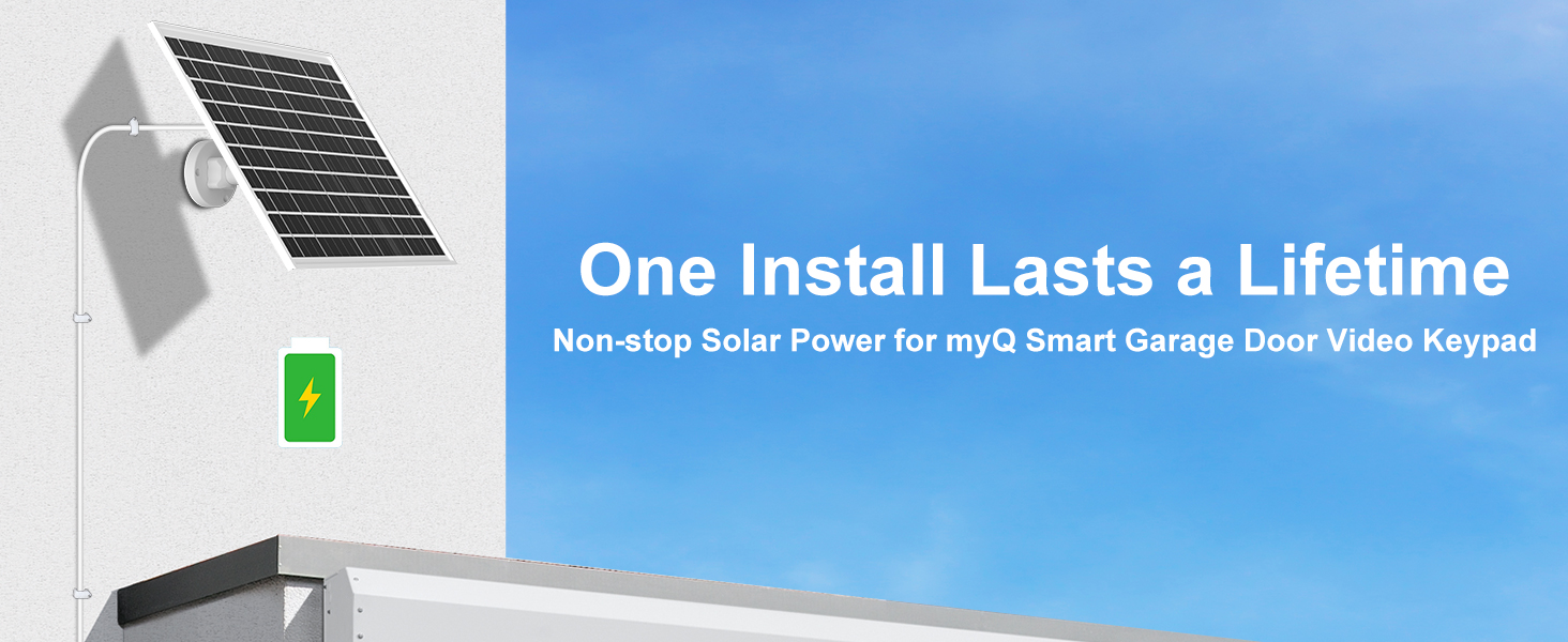 myQ Smart Garage Door Video Keypad