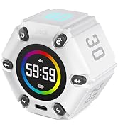 Printers Jack, Productivity Cube Timer, Visual Pomodoro Timer, Mute & Vibration & Adjustable Soun...