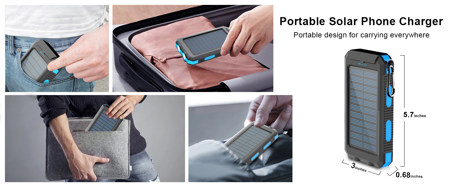waterproof solar charger,power cell solar phone charger,battery pack charger portable,