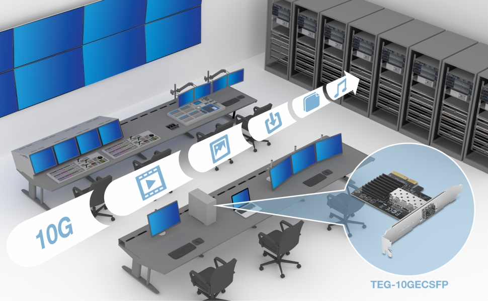 TRENDnet 10 Gigabit PCIe SFP+ Network Adapter