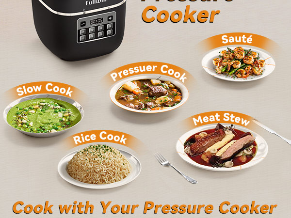 Simplify your cooking with 5 built-in programs.