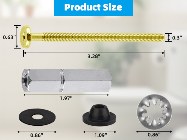 toilet seat bolts