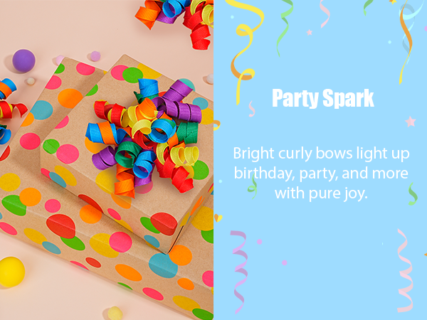 birthday decorations birthday bows for gift wrapping curly bows for gift wrapping