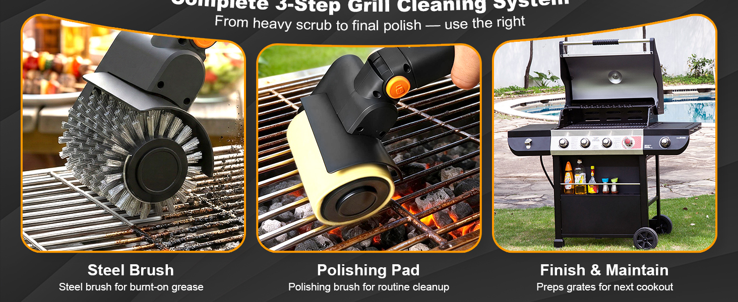 electric grill brush electric bbq grill brush electric grill cleaner