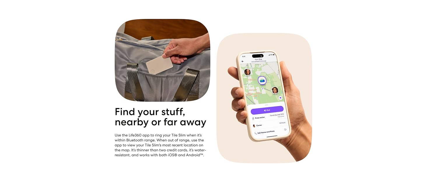 Find your stuff, nearby or far away