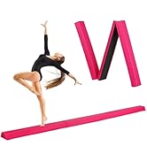 Saicool 6FT/ 9FT Folding Balance Beam, Gymnastics Floor Beam with Anti-Slip Bottom for Kids/Adult...