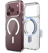 elago Magnetic Hybrid Clear Case for iPhone 18 Pro & iPhone 17 Pro | Compatible with MagSafe, PC ...
