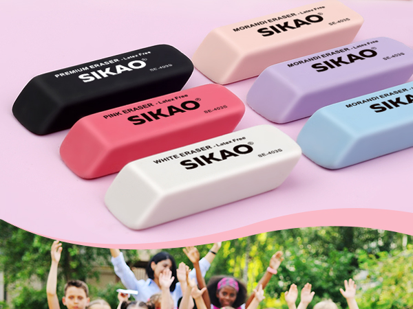 05 Sikao Pencil Erasers for Kids -403S APPA+