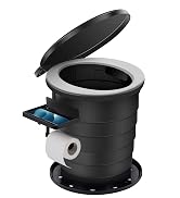 TRIPTIPS Upgrade XL Portable Toilet for Camping Travel Toilet Camping Toilets Tall Portable Toile...