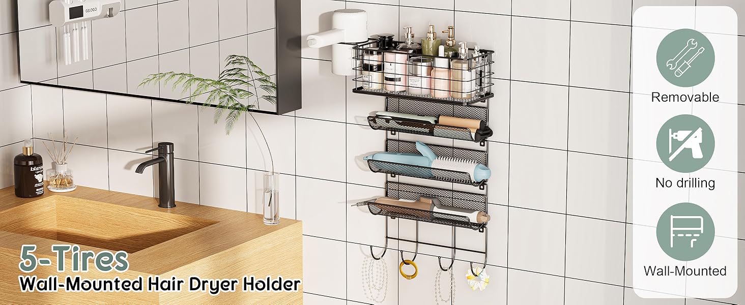 Hair Dryer Holder