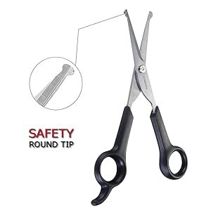 round tips grooming scissors for dogs