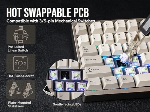 P87 Wireless Gaming Keyboard