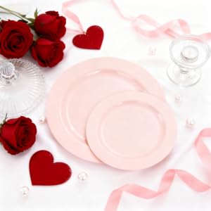 pink plates