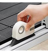 AHUIFT Groove Cleaning Brush Window Track Cleaning Tools 2 in 1 Window Cleaner Tool Hard Bristle ...