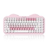 YUNZII C75 Wireless Mechanical Keyboard,75% Layout, Hot-Swappable NKRO,BT5.0/2.4G/USB-C Mode,Dye-...