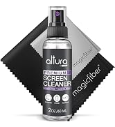 Screen Cleaner Spray & Wipe Kit (Streak & Scratch Free) Computer Screen Cleaner + 2 Microfiber Cl...