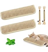 CONAMEI 2 Pack 11.2 inch Sisal Pillow Catnip Toy for Cats with Silvervine Sticks, Cat Toys with A...
