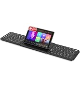 MP Mobile Pixels Tetra Keyboard with 8" Touchscreen, Customizable Hotkeys Wireless Ergonomic Keyb...