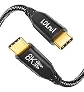 LDLrui USB4 Data Cable 3FT, 40Gbps, Thunderbolt 4/3 Compatible, 240W PD 3.1 Fast Charging, 8K@60H...