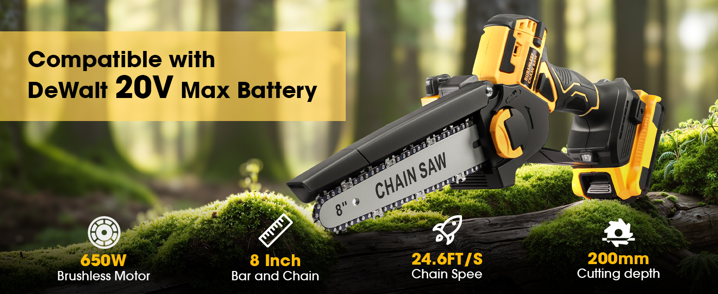 dewalt chainsaw 20v max