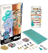 Fashion Angels Disney Stitch DIY Bracelet Making Kit, Includes 1,000+ Shell Beads, Tassels, & Mor...