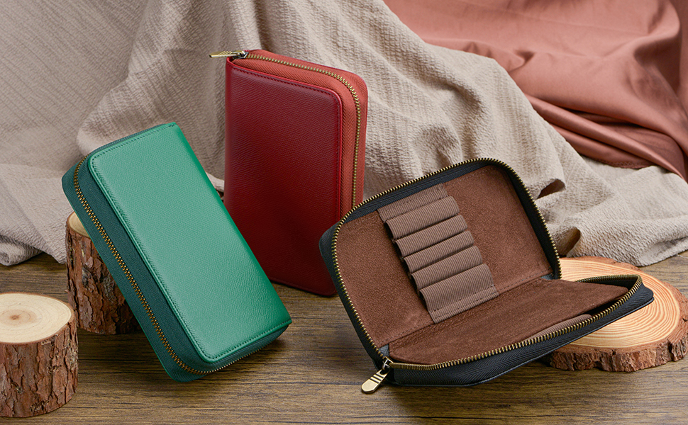 10 Leather Pen Case