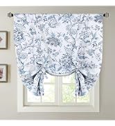 H.VERSAILTEX Thermal Insulated Blackout Curtain Adjustable Kitchen Tie Up Curtains Rod Pocket Pan...