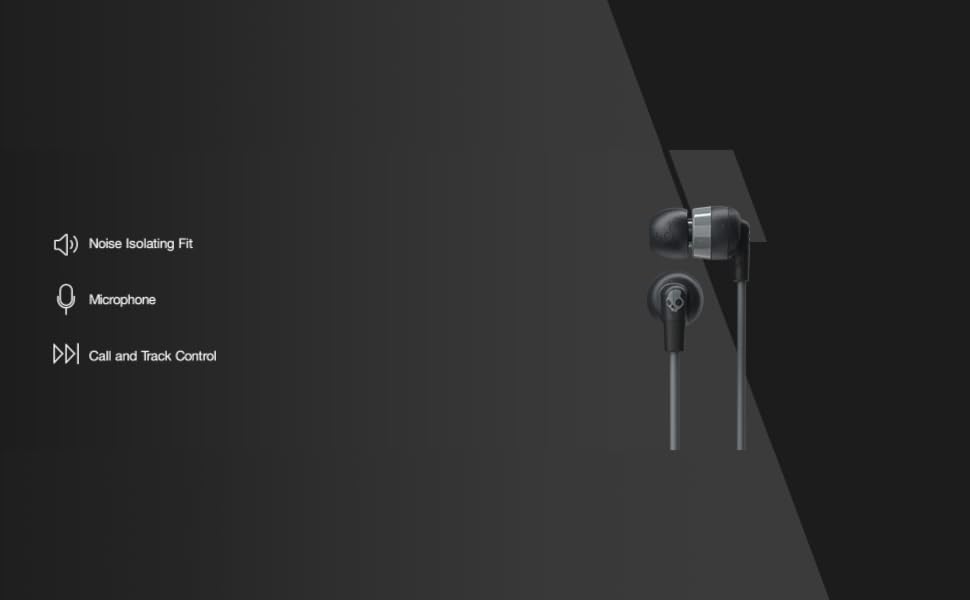Skullcandy Ink'd+ Wired Earbuds Features