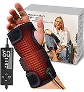 sticro Hand Heating Pad for Carpal Tunnel Relief, Heated Wrist Brace Wrap for Arthritis, Carpeltu...