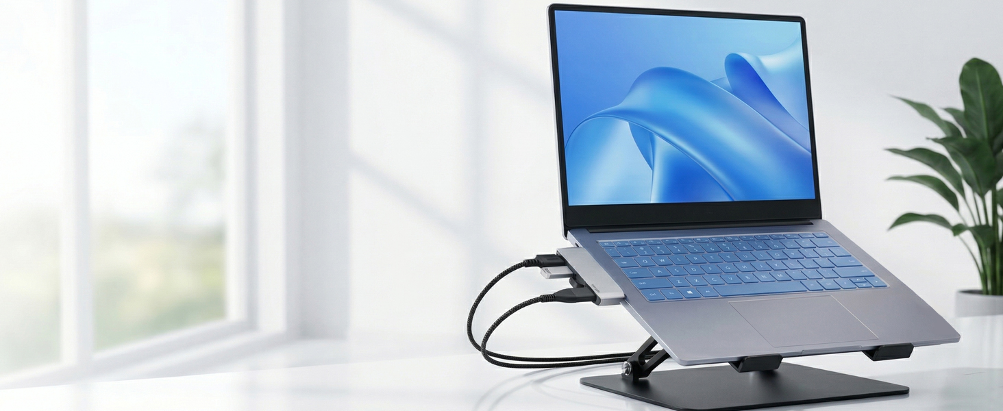 This is a USB 3.0 hub with a compact design that can be carried around. 4*USB A ports