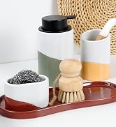 soap dispenser kitchen set ceramic dish soap dispenser organizer set kitchen sink caddy