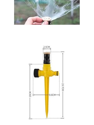 adjustable land insert sprinkler