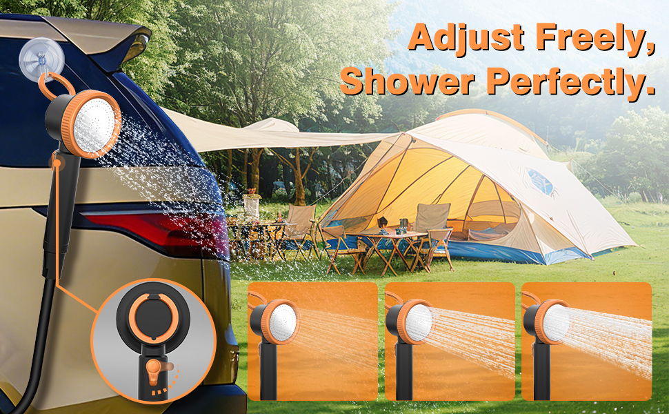 portable shower for camping