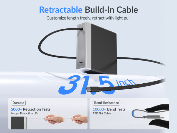 Retractable Charger Block