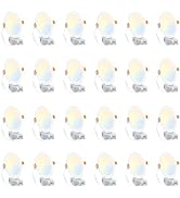 BesLowe 24 Packs 6 Inch 5CCT LED Recessed Ceiling Lights Ultra-Thin with Junction Box, 12W 150W E...