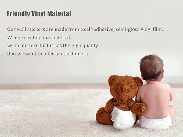 Vinyl material, safe and non-toxic, bright colors.