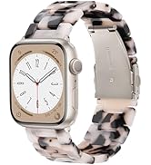 V-MORO Resin Bands Compatible with Apple Watch Series 11/10 Band 40/41mm Lightweight Fashion Stra...