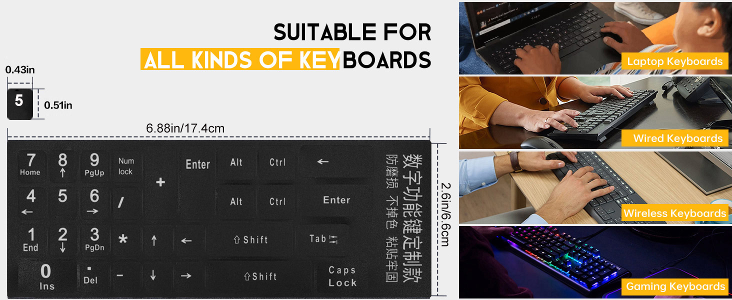 laptop keyboard stickers