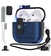 Maxjoy for AirPods 4 Case with Lock, AirPods 4th Generation Case Cover with Cleaner Kit Shockproo...