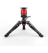 IFOOTAGE Mini Tripod for Camera, Professional Tabletop Tripod with Pedal for Photography, Small T...