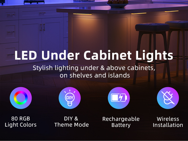 Colorful Cabinet Light