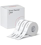 NIIMBOT Label Maker Tape for D11/D110/D101 Label Maker, 12 x 40 mm (0.47'' x 1.57'') 160 Tapes/Ro...