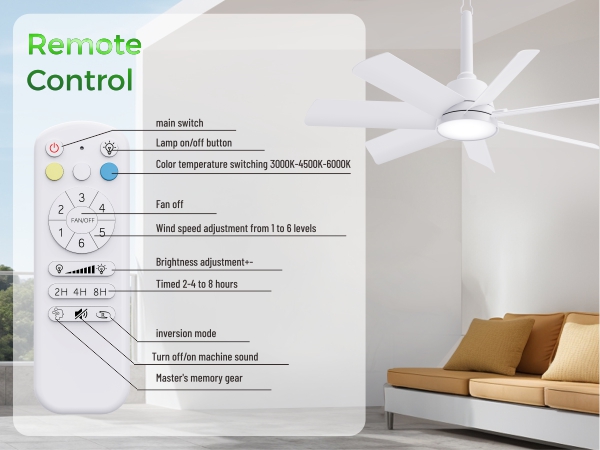 28 inch plug in outdoor ceiling fan with light remote hanging portable fan patio porch camping rv