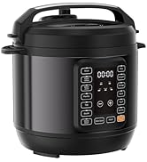 Sweetcrispy 16-in-1 Electric Pressure Cooker 8QT, 12-Preset Multi Cookers with Ceramic Pot, Slow ...