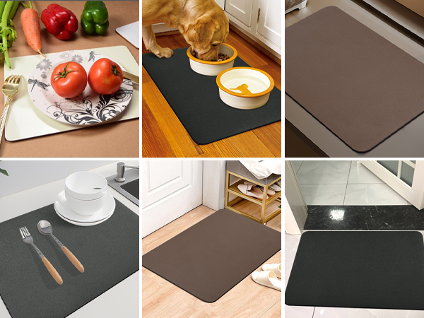 dish drying mats for kitchen counter
