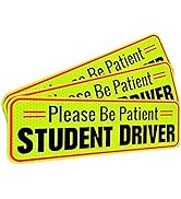 Signs Authority Student Driver Car Magnet (Pack 3) New Driver Magnet for Car Better Than A Decal ...