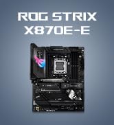 ASUS ROG Strix X870E-E Gaming WiFi AMD AM5 X870 ATX Motherboard 18+2+2 Power Stages, Dynamic OC S...