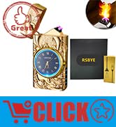 RSBYE USB Rechargeable Lighte,Electric Lighter Plasma Lighters Windproof Lighter,Cool Lighters wi...