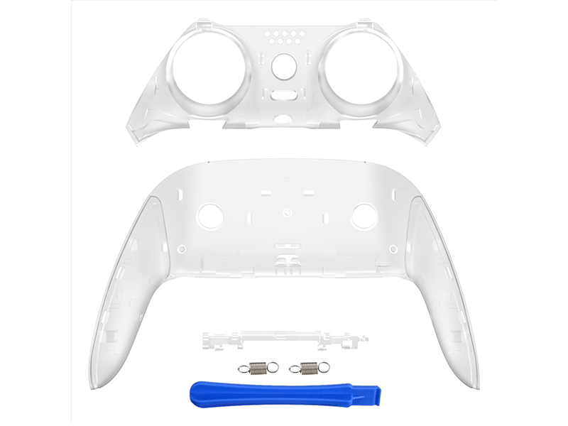 eXtremeRate Top Bottom Decorative Trim Shell For ps5 Edge Controller Replacement Shell Plates Cover